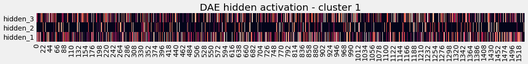 activations for cluster 1