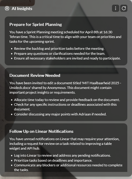 AI Insights - UniDeck Documentation