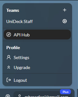 Manage requests in API Hub - UniDeck Documentation