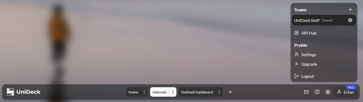 Upgrade a Team - UniDeck Documentation