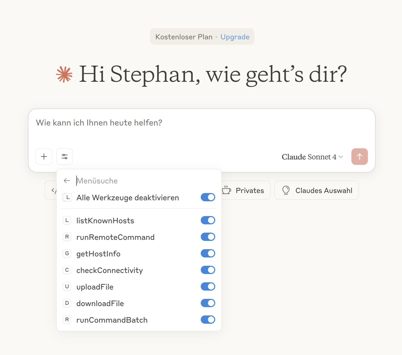 Claude MCP Integration
