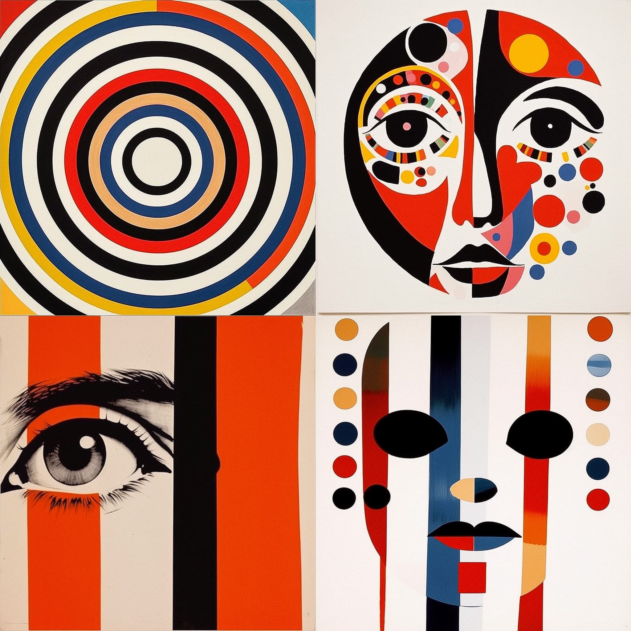 Modern Geometric Pop Art