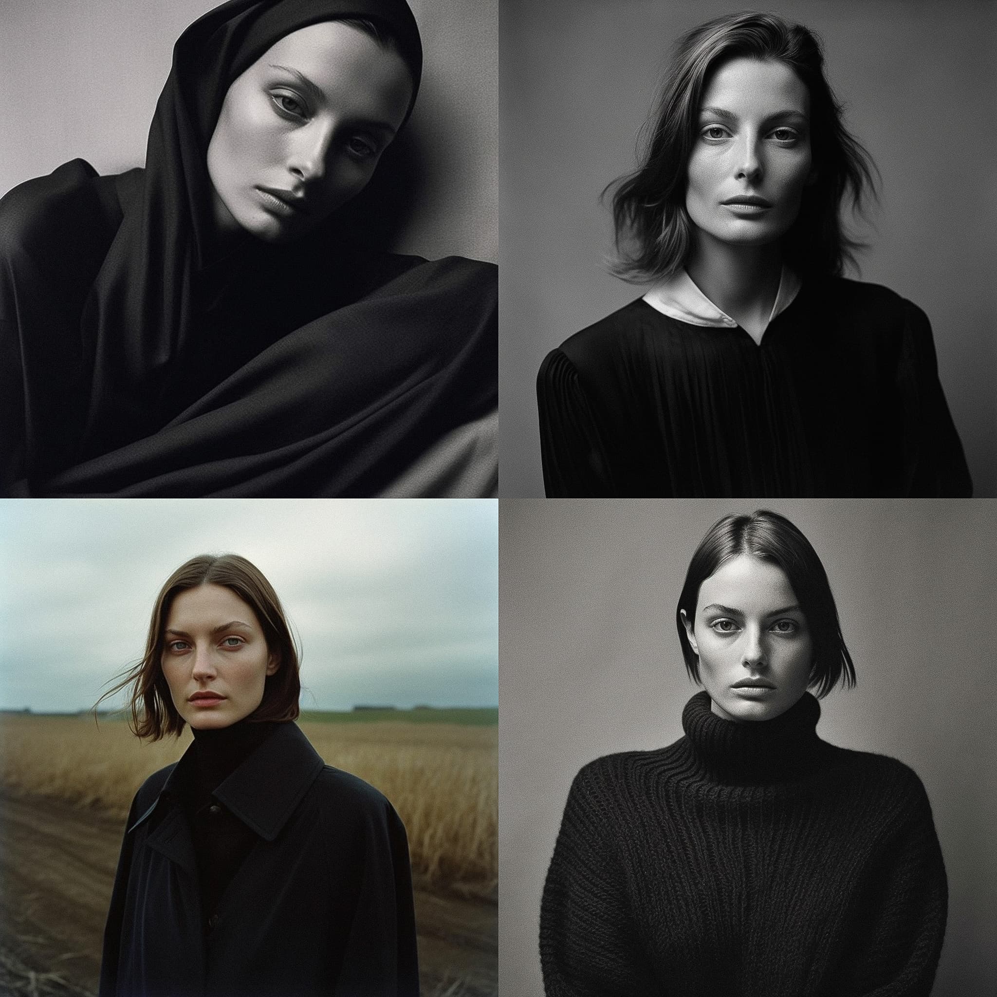 Monochromatic Portraiture