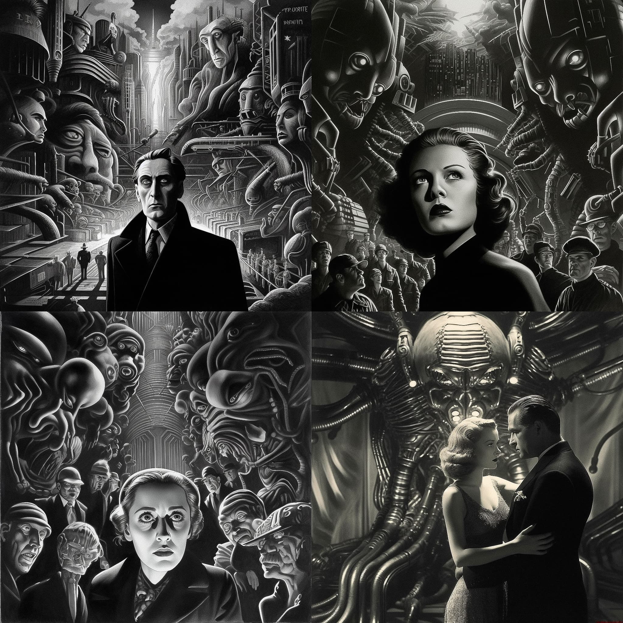 Retro Futurism Noir