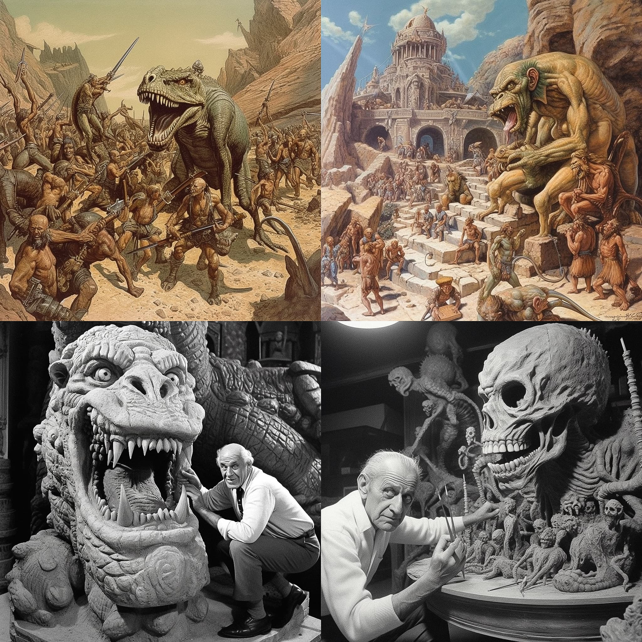 Fantasy Illustration and Sculpting