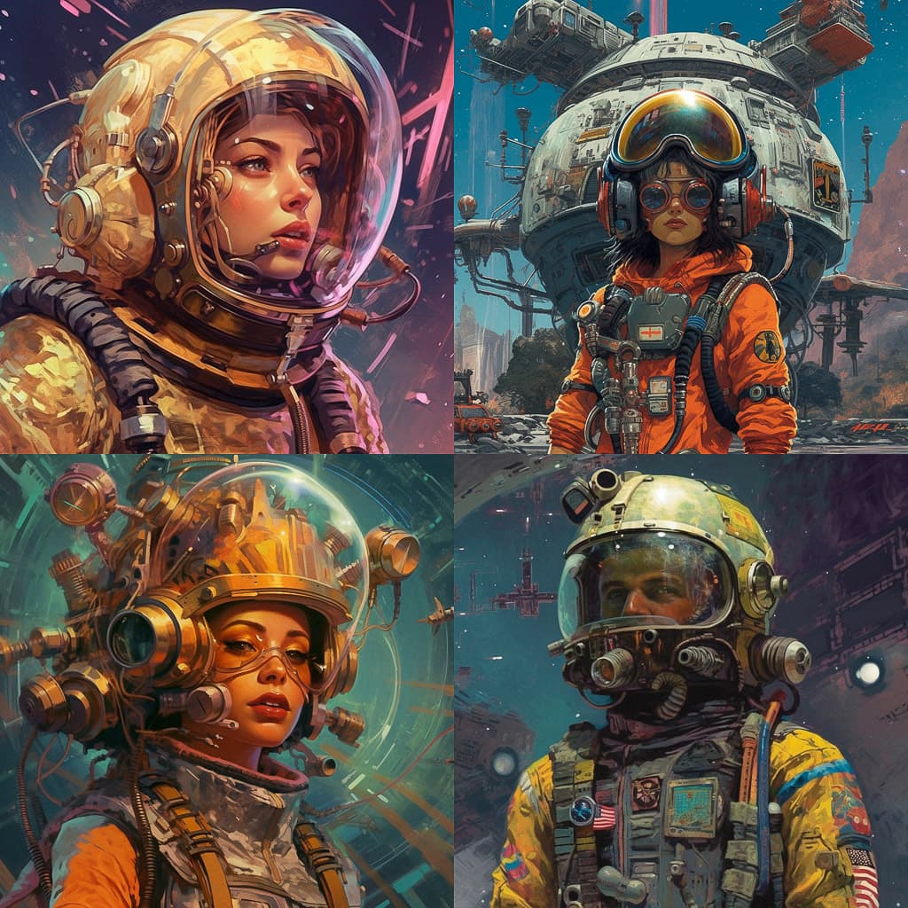 Futuristic Sci-Fi Illustration