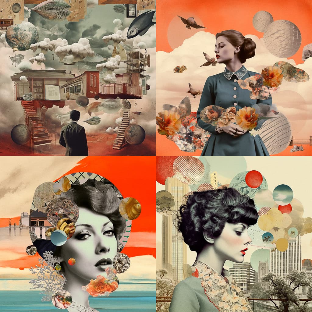Vintage Surrealism Collage