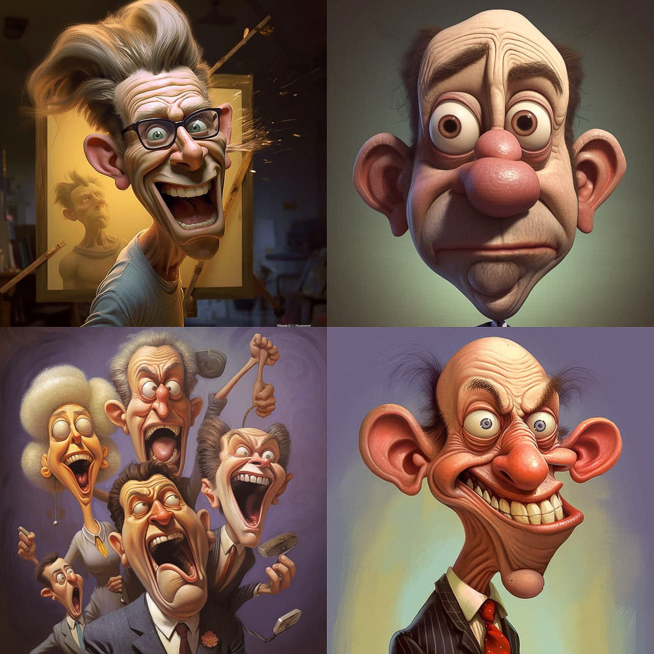 Exaggerated Caricature