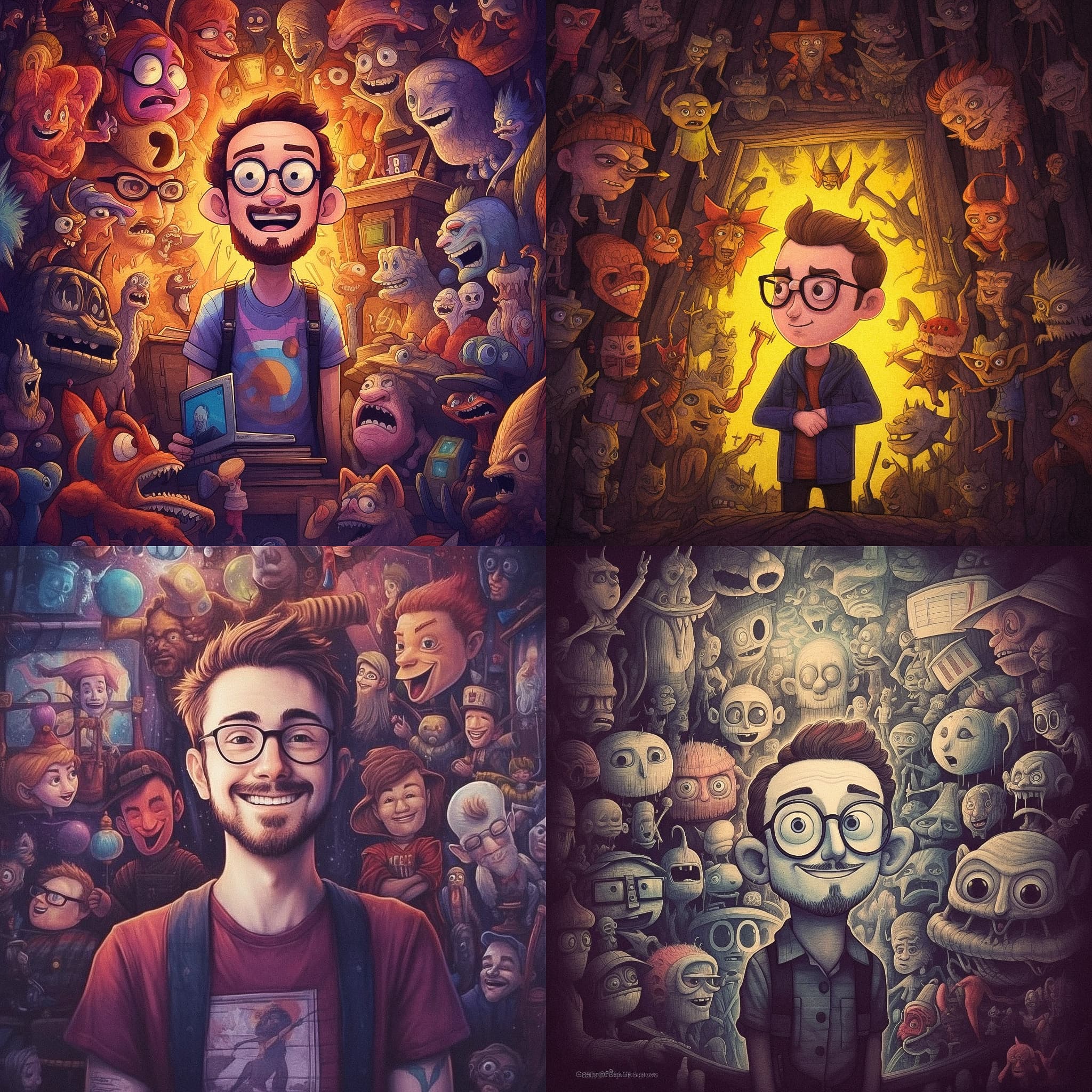 Whimsical Cartoon Fantasy