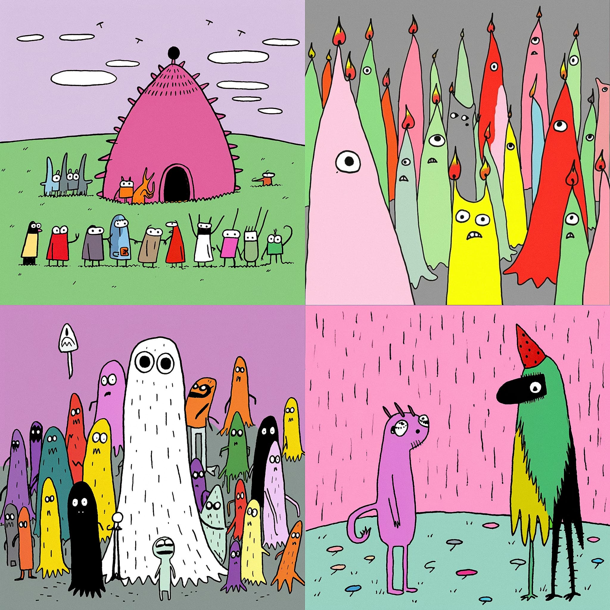 playful doodle art