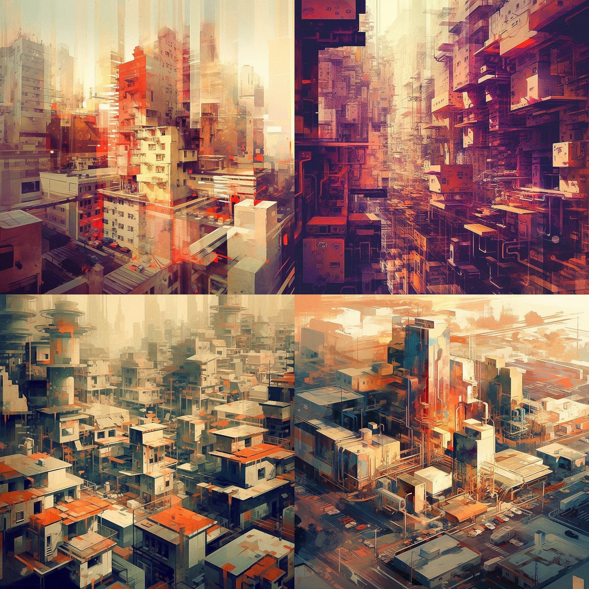 Futuristic Cubism