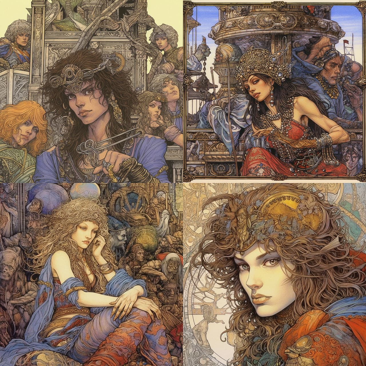 Baroque Fantasy Illustration