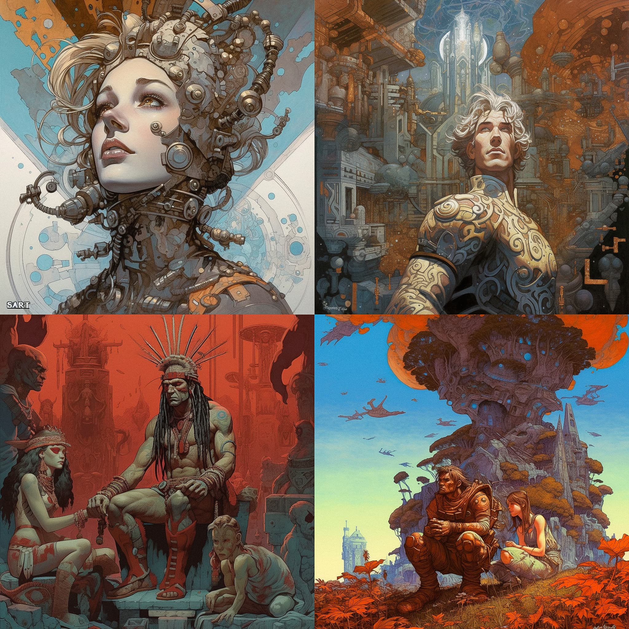 Intricate Sci-Fi Fantasy