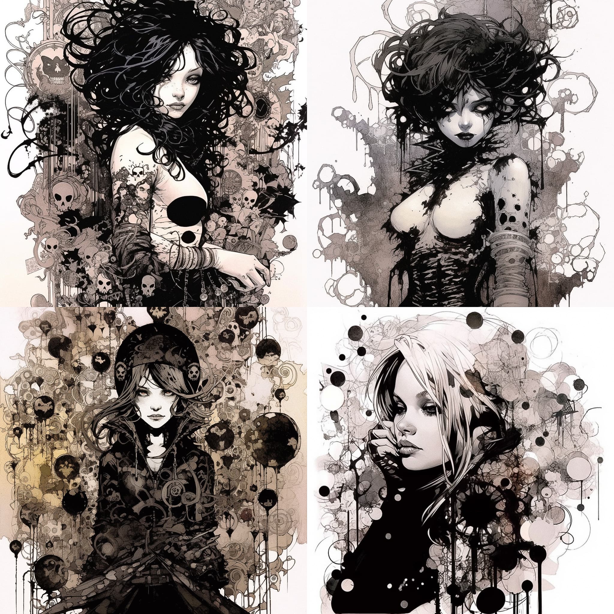 Gothic Ink Aesthetic