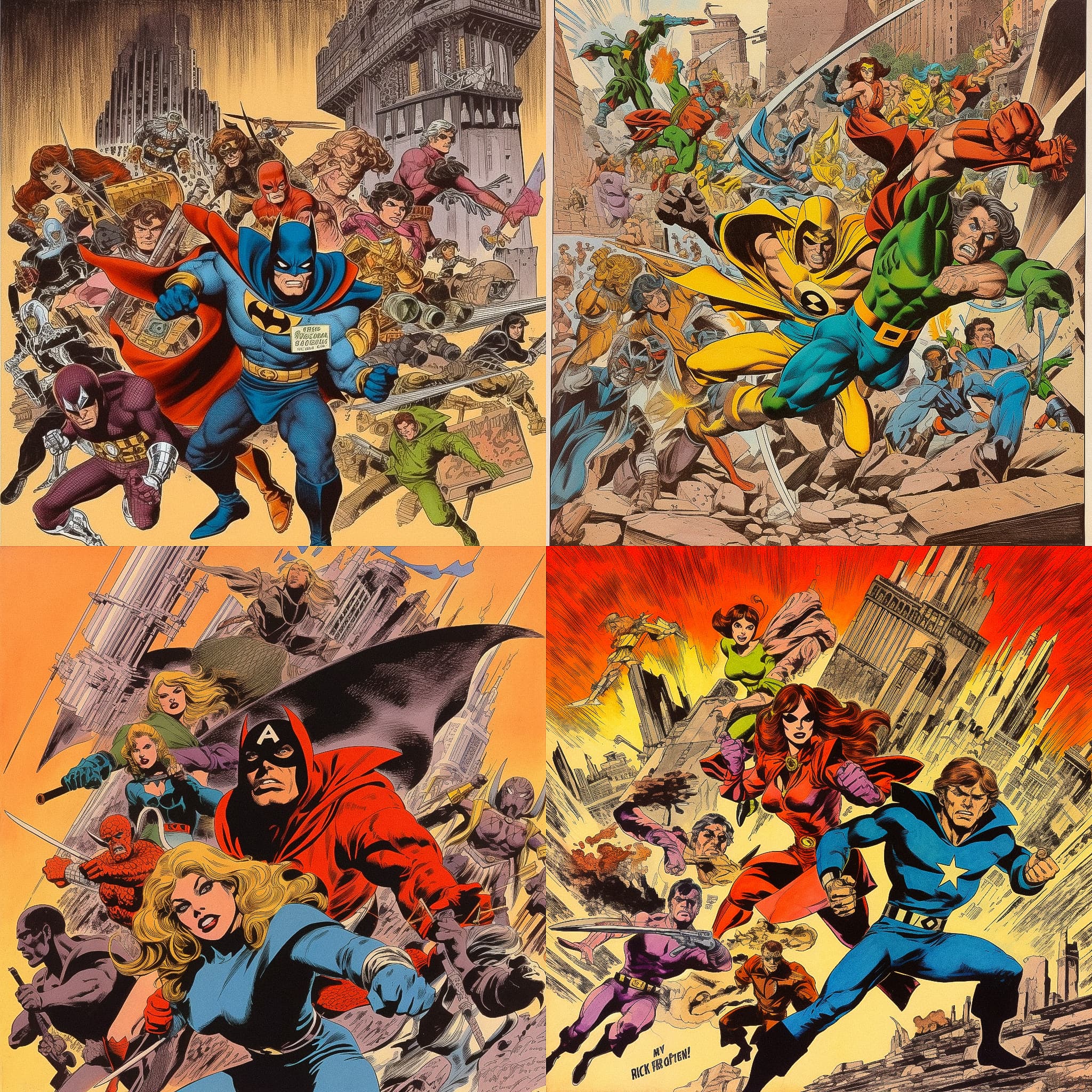 Vintage Comic Style