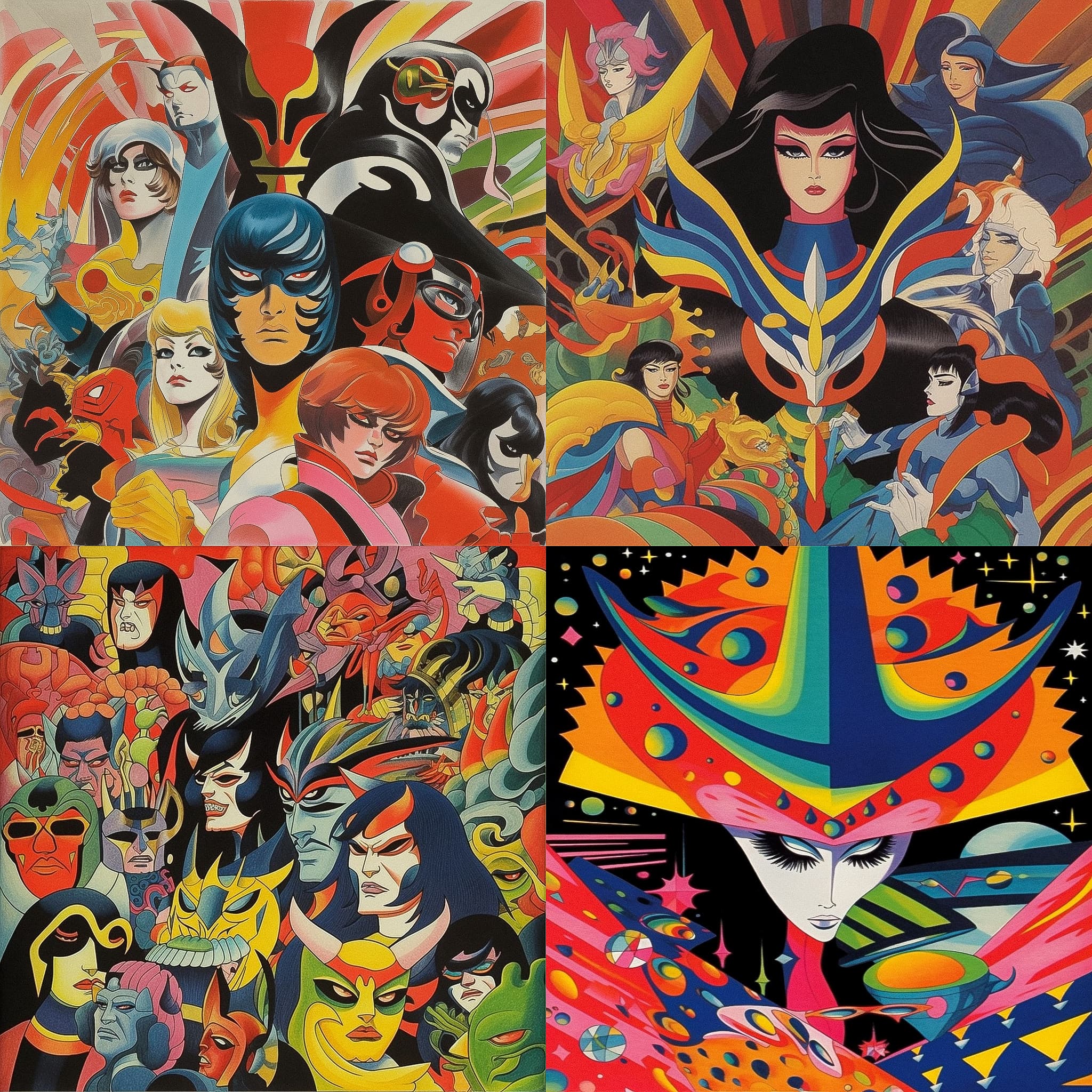 Retro Futuristic Anime