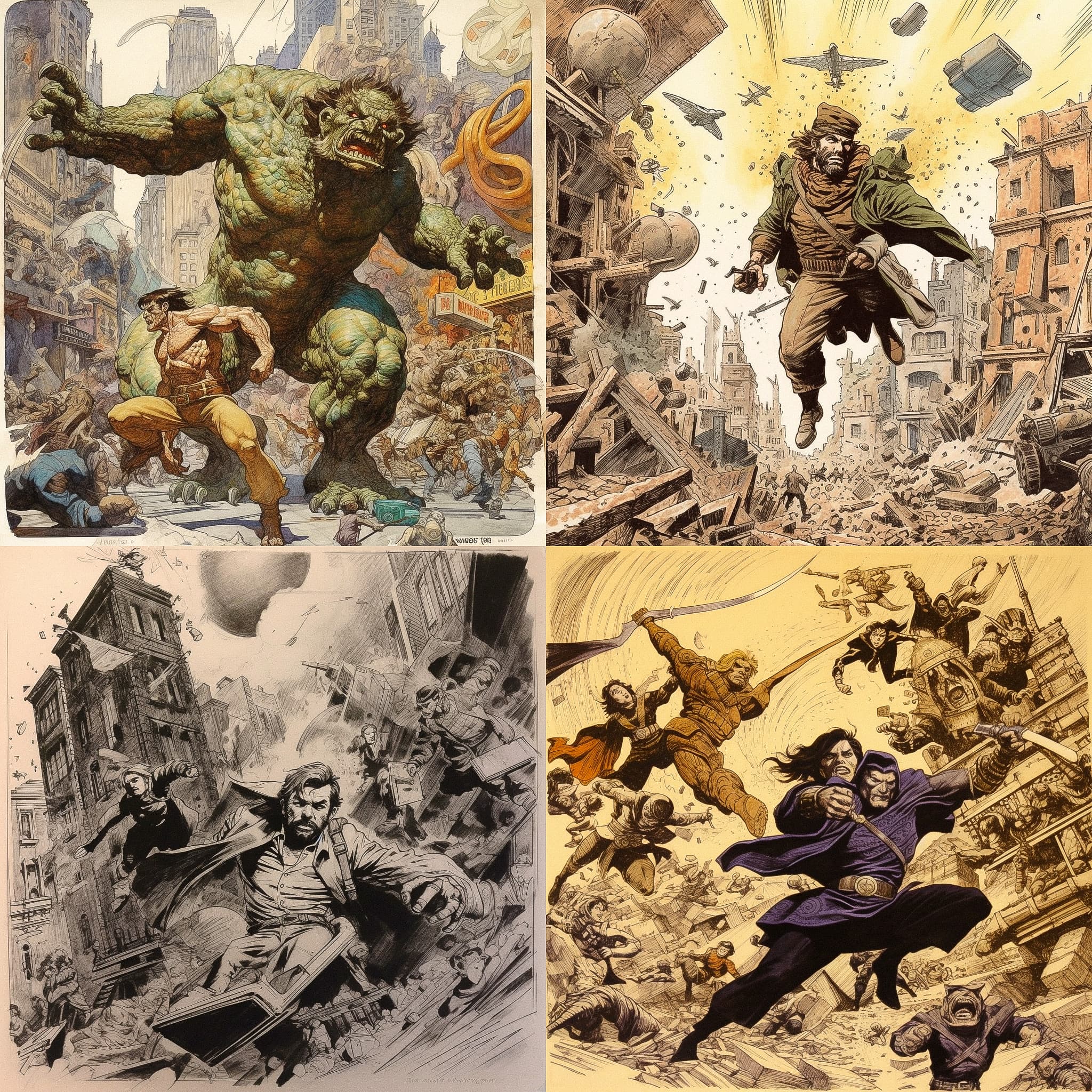 Dynamic Comic Art