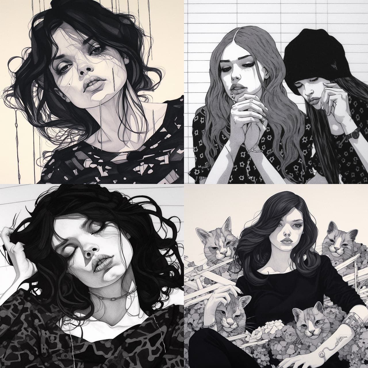 Monochromatic Graphic Realism