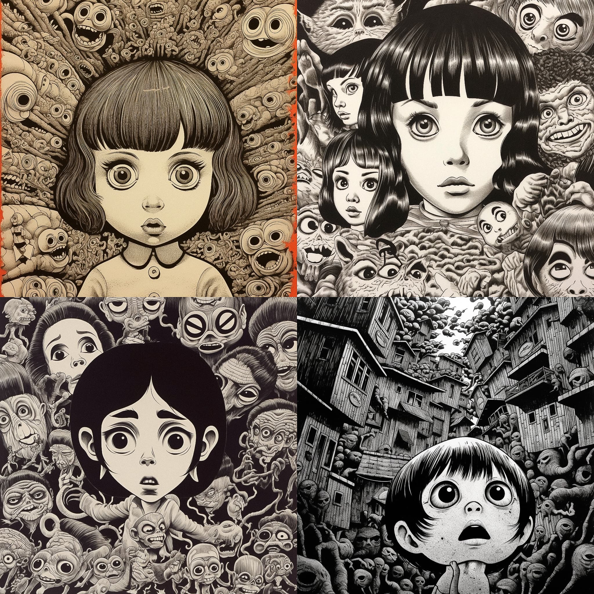 Surreal Horror Illustration