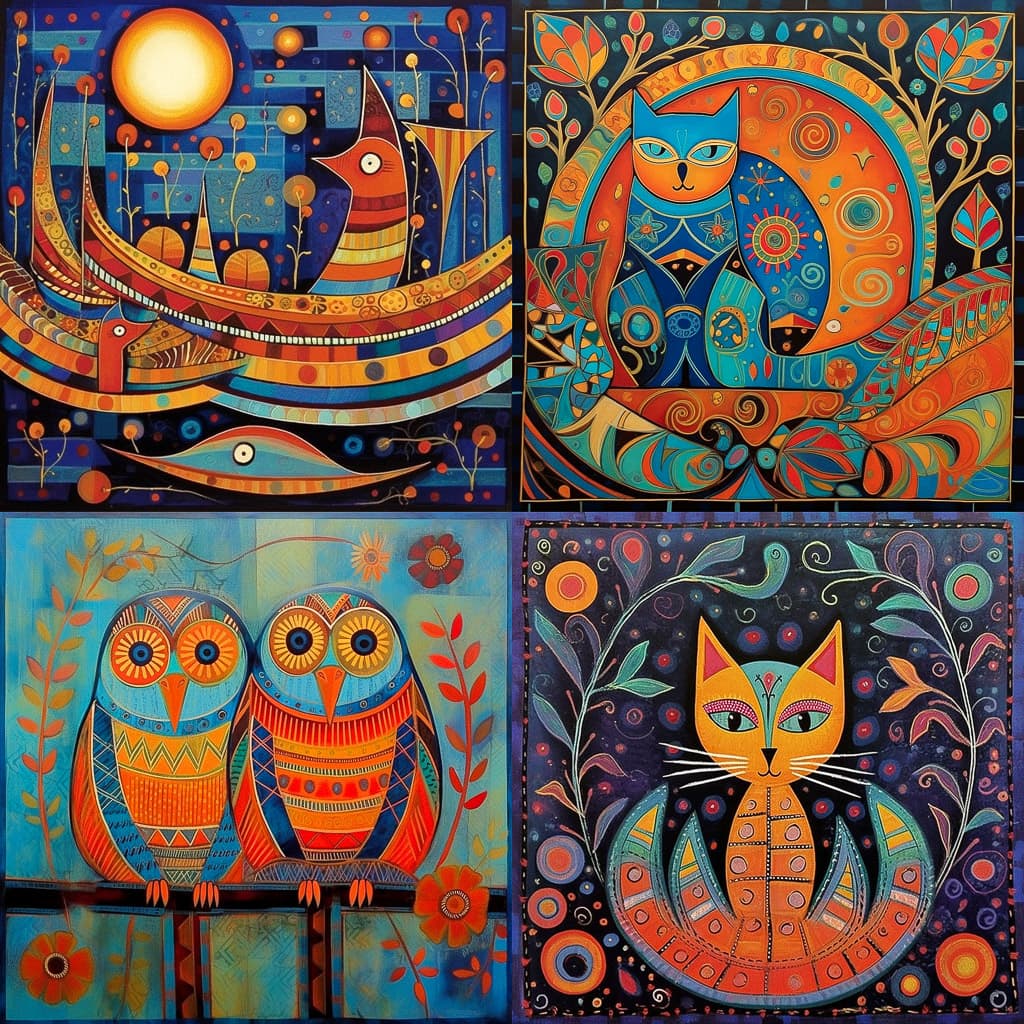 Geometric Folk Art