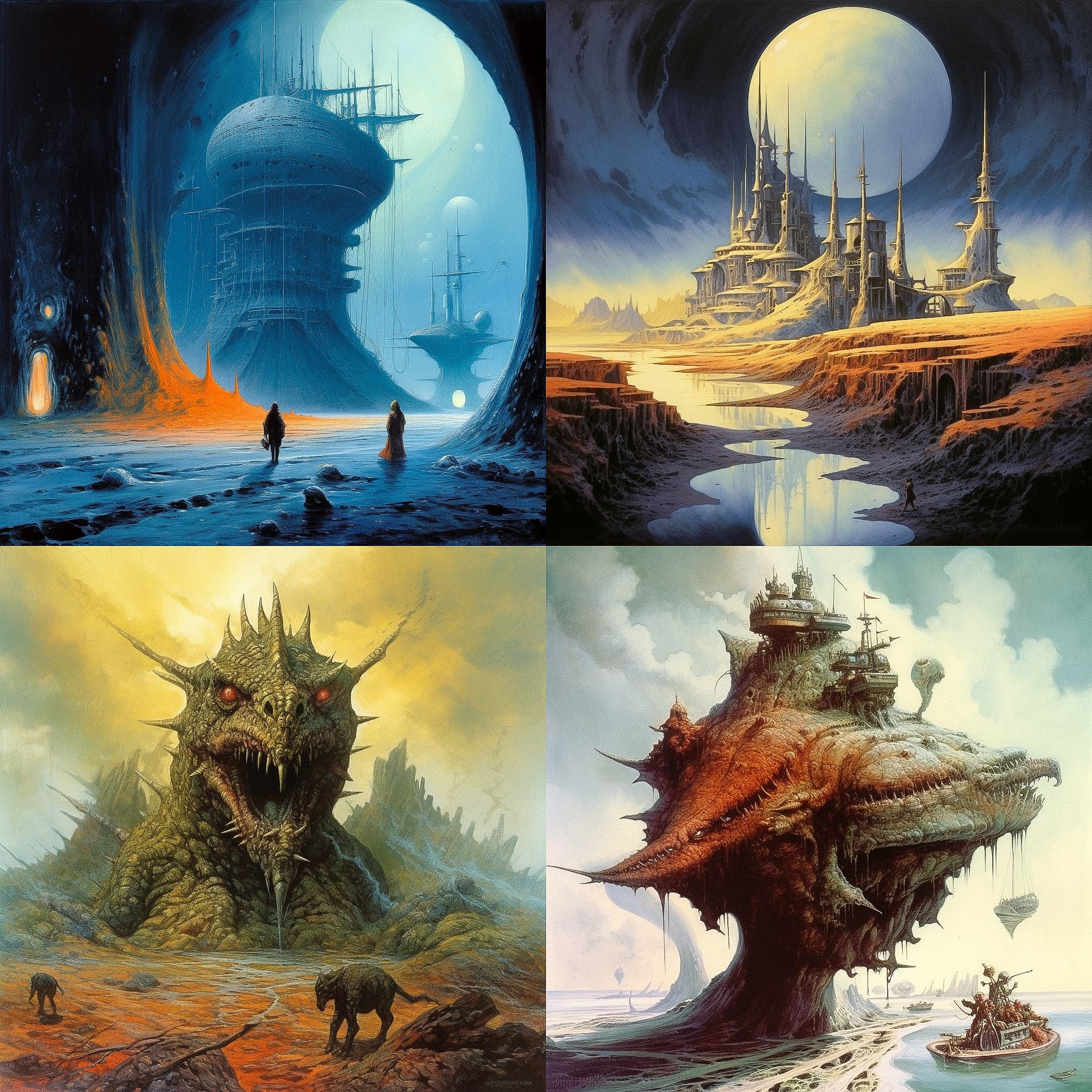 Futuristic Fantasy Surrealism