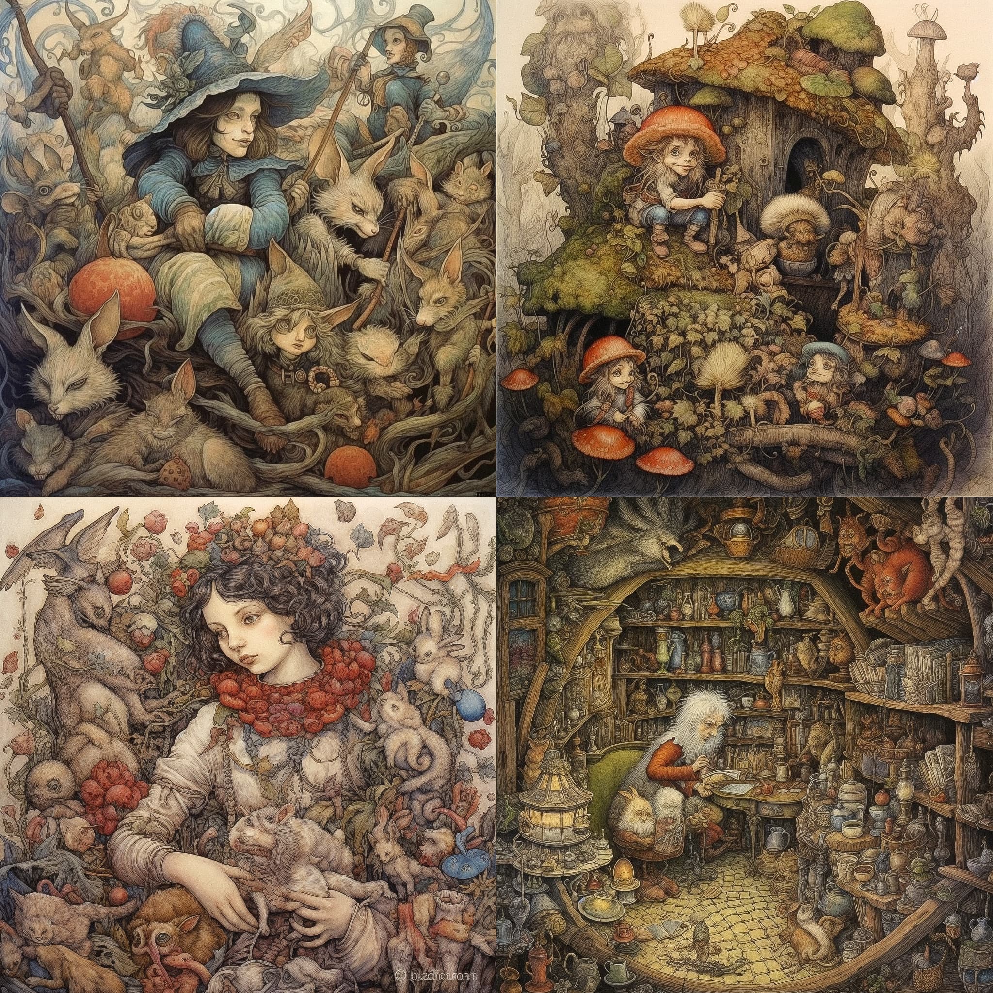 Whimsical Fantasy Illustration