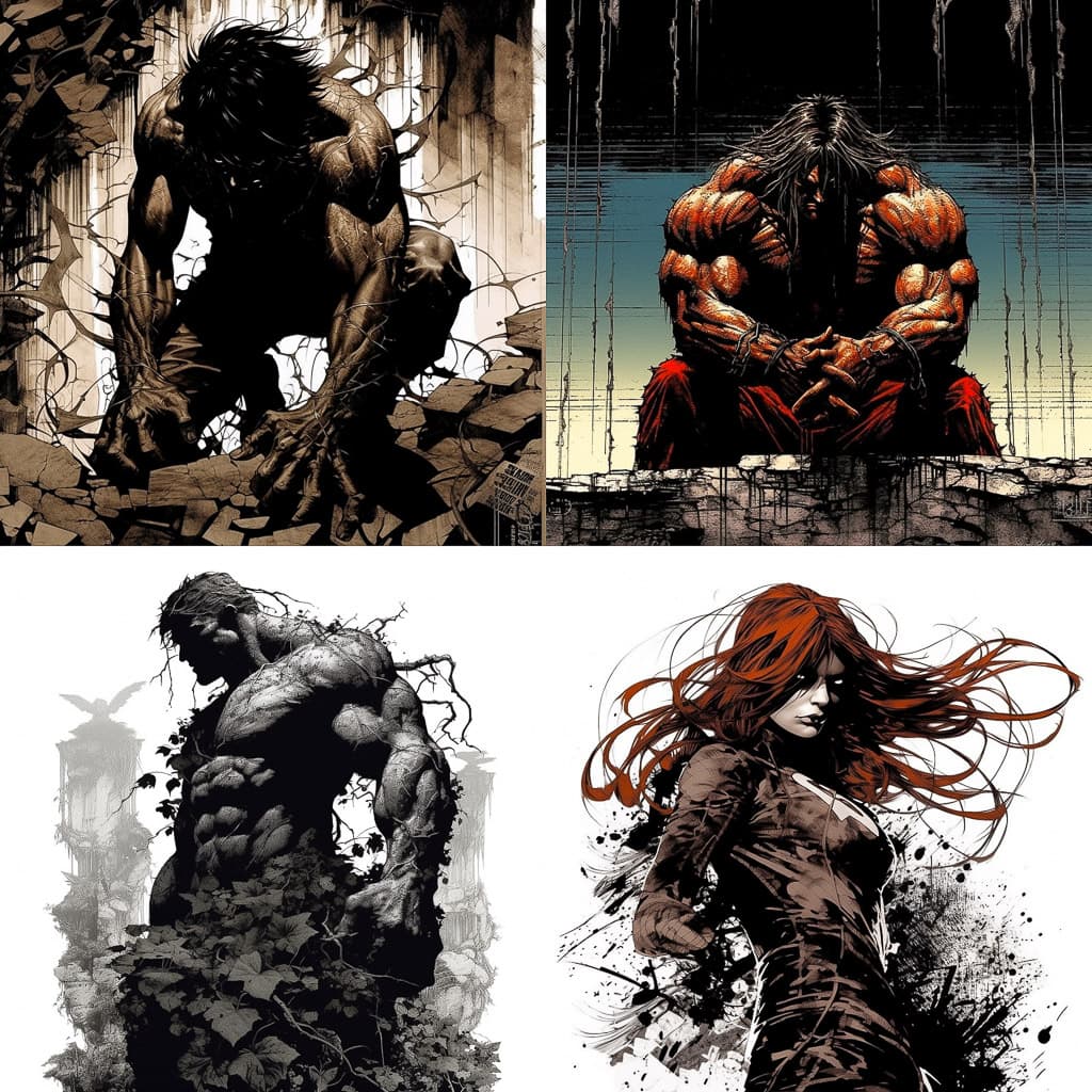 Dynamic Comic Book Art