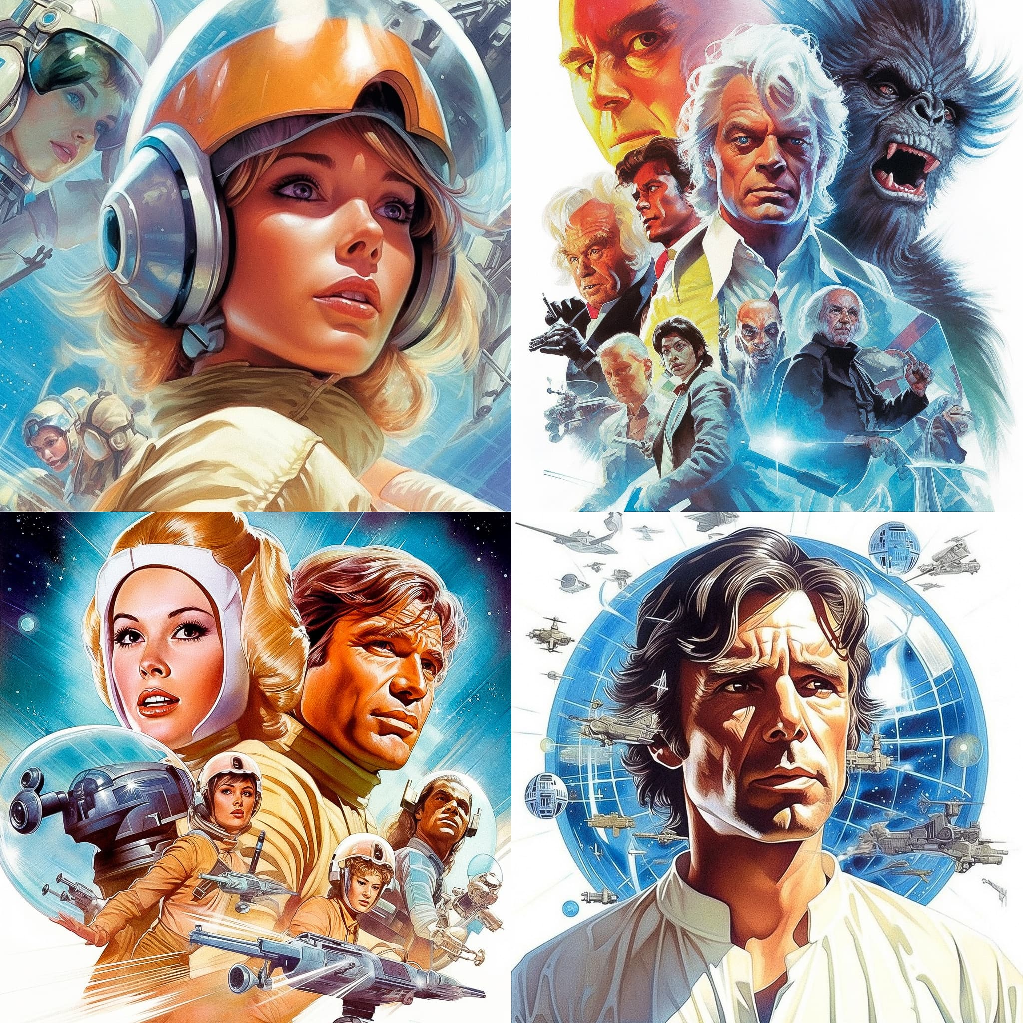 Retro Sci-Fi Poster Art