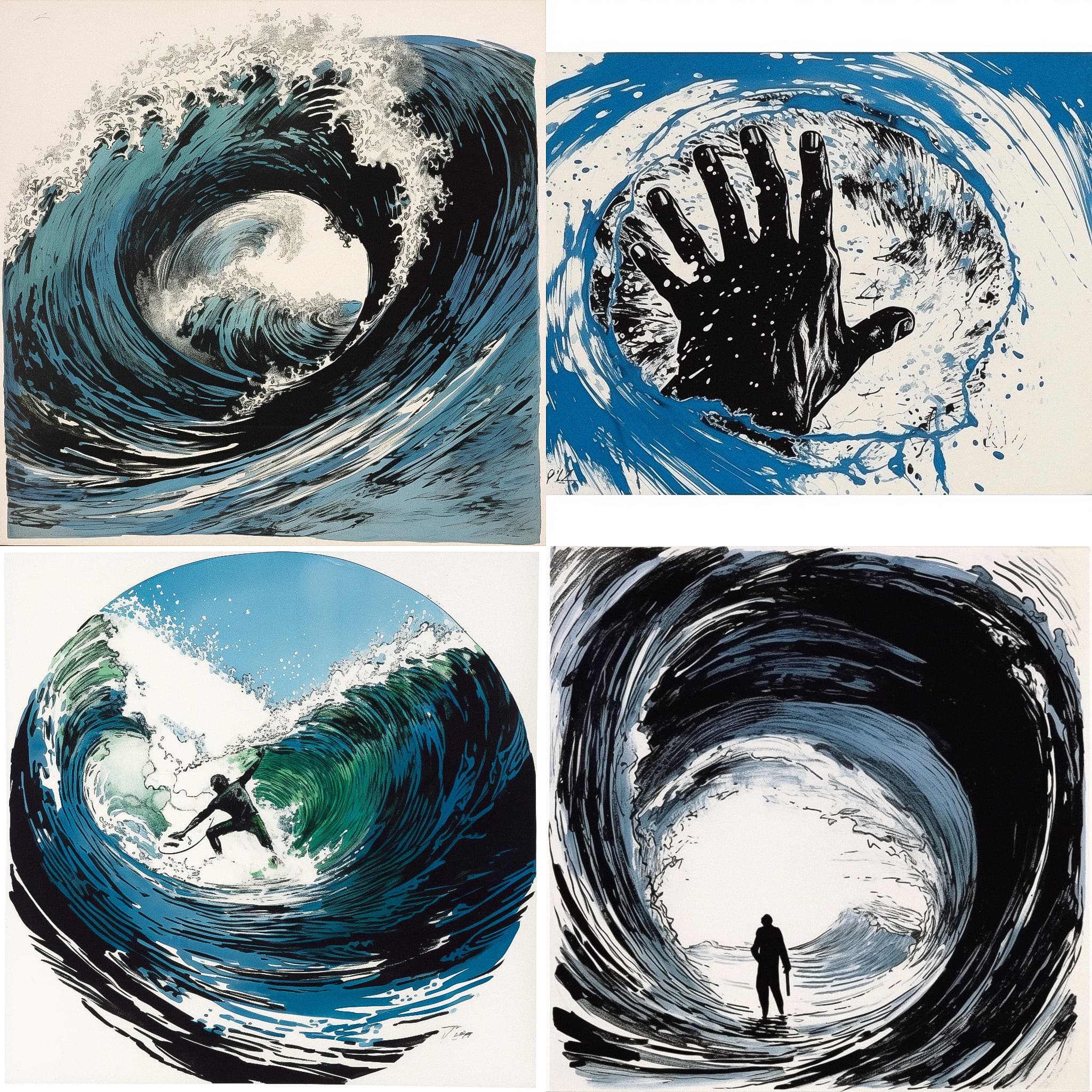 Graphic Wave Art