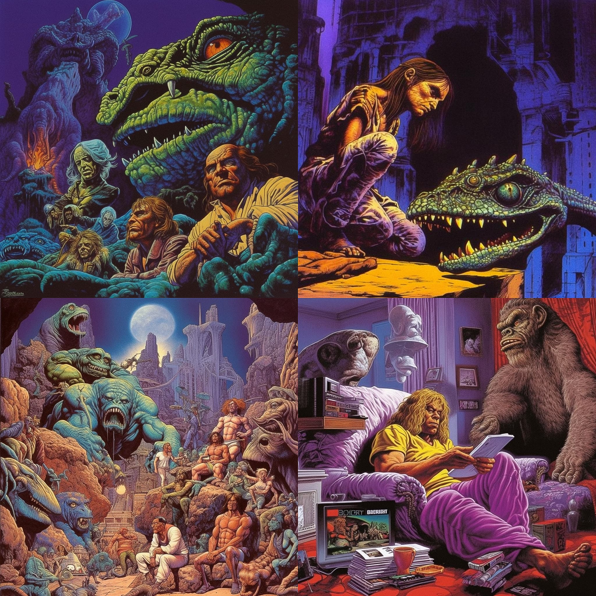 Psychedelic Sci-Fi Fantasy