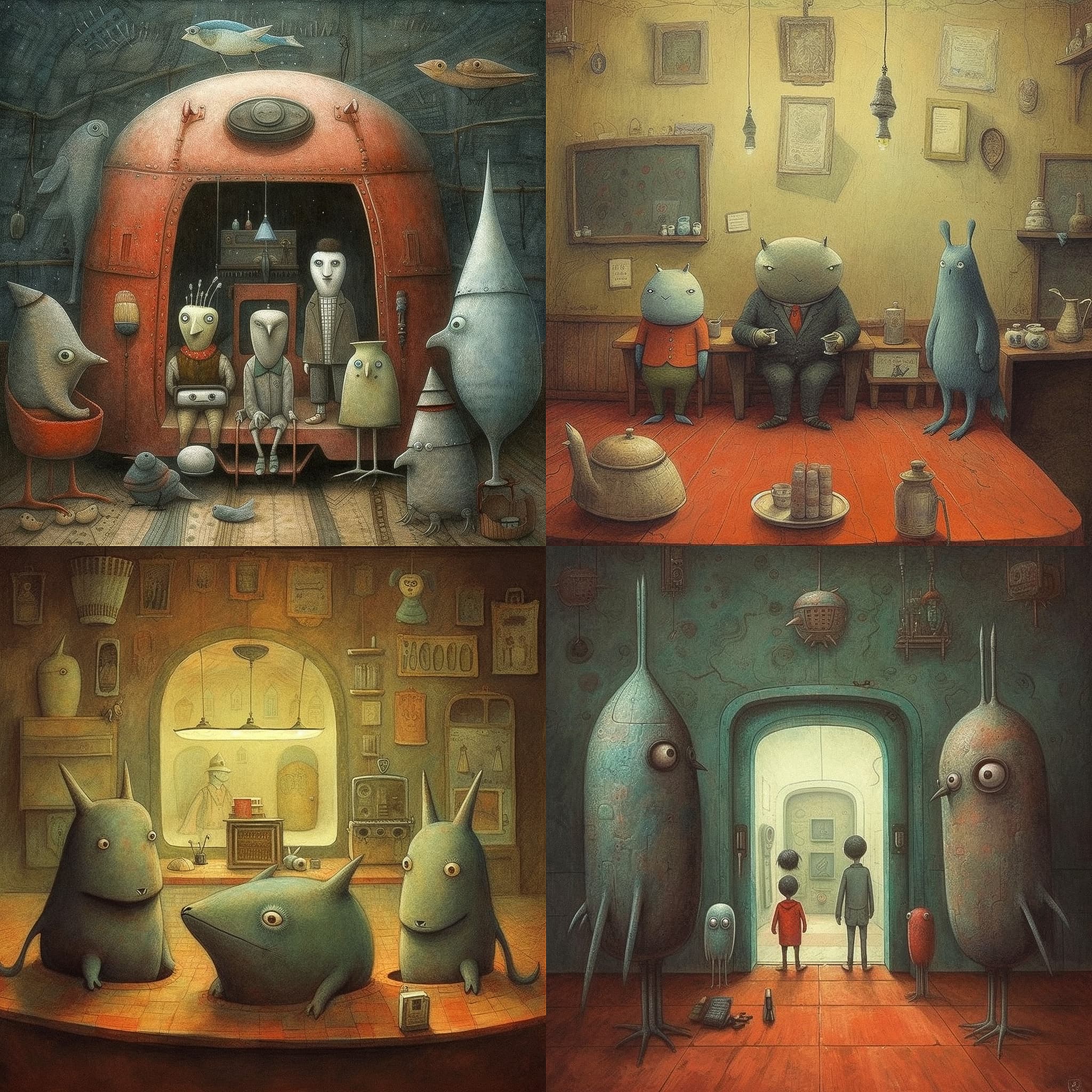 surreal whimsical