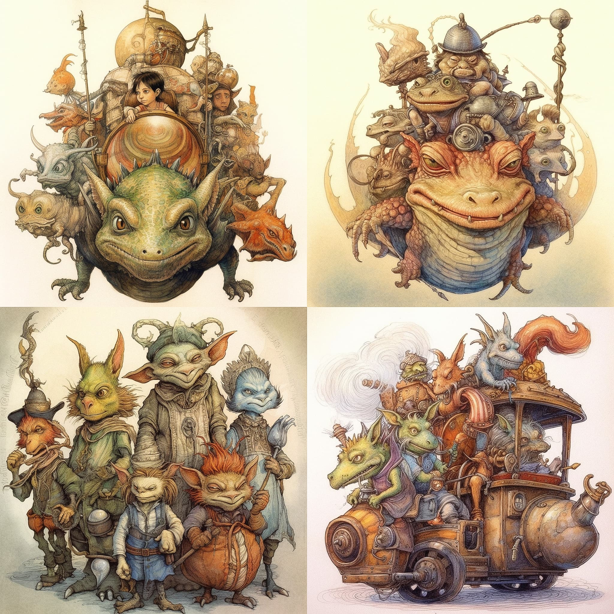 Whimsical Fantasy Illustration