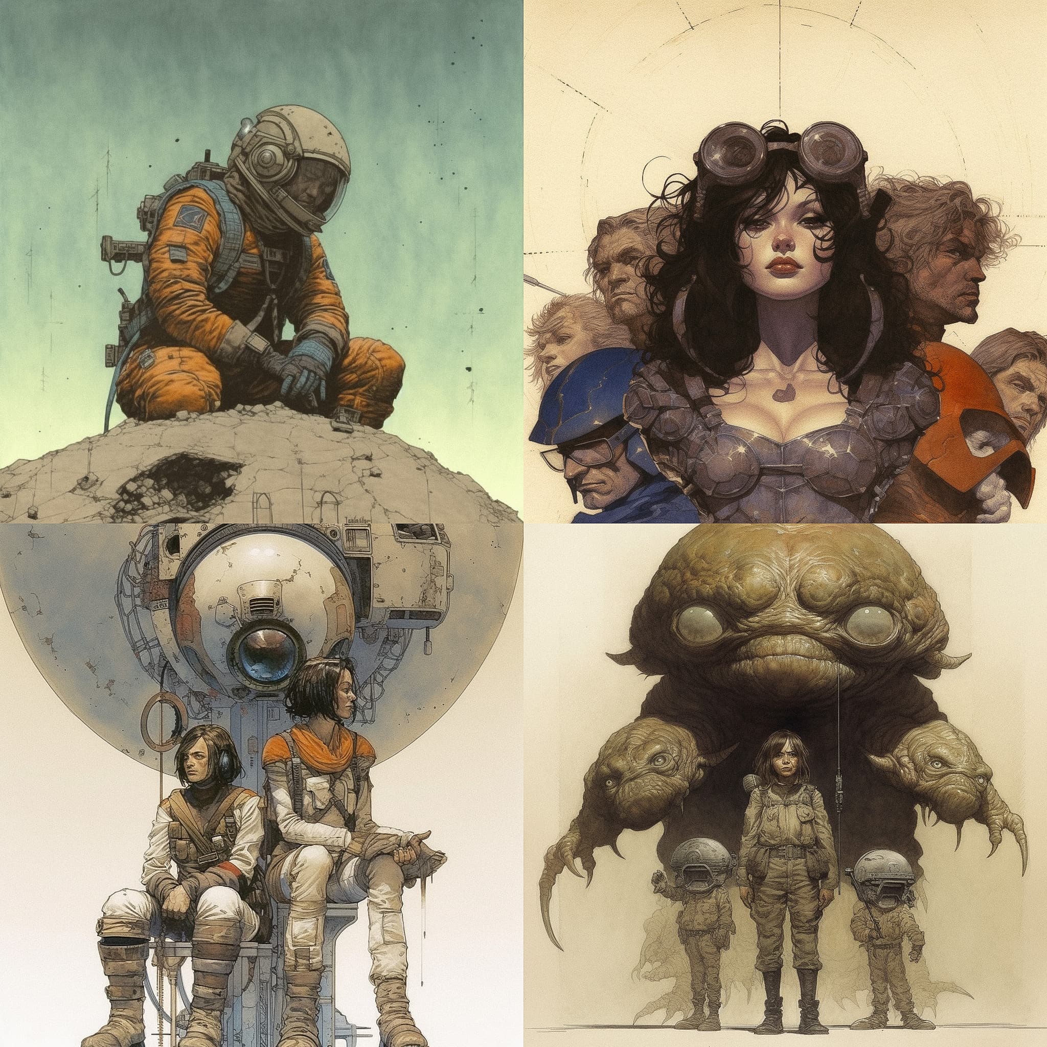 Retro Sci-Fi Illustration