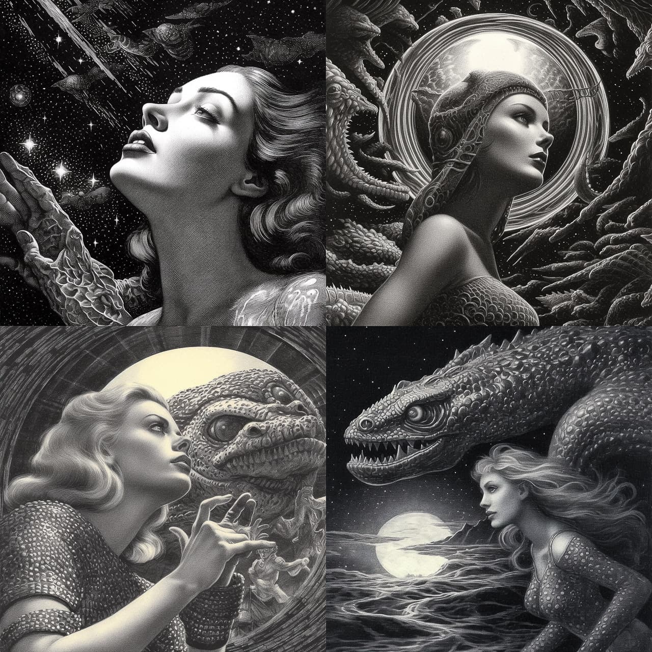 Retro Sci-Fi Noir