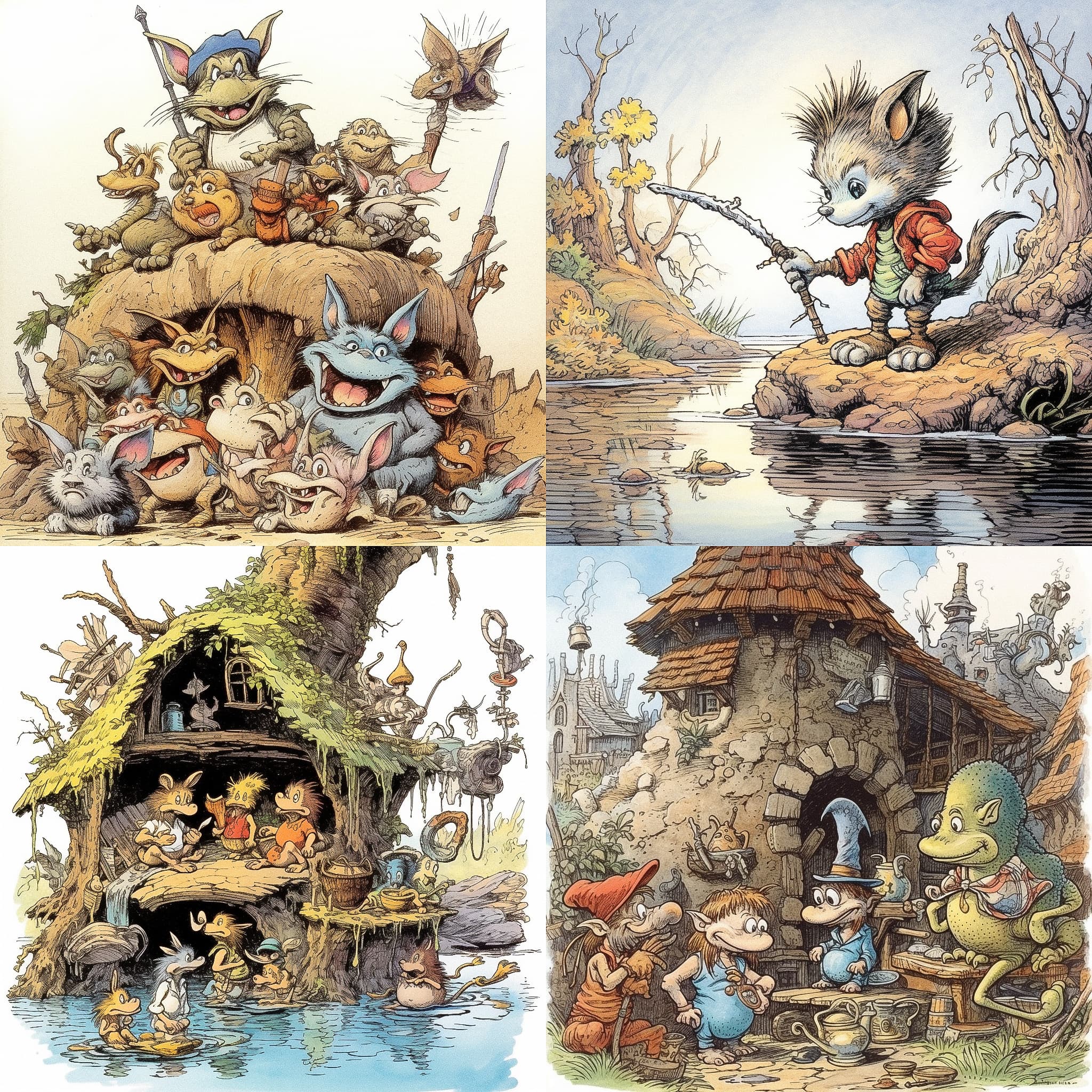Whimsical Fantasy Illustration