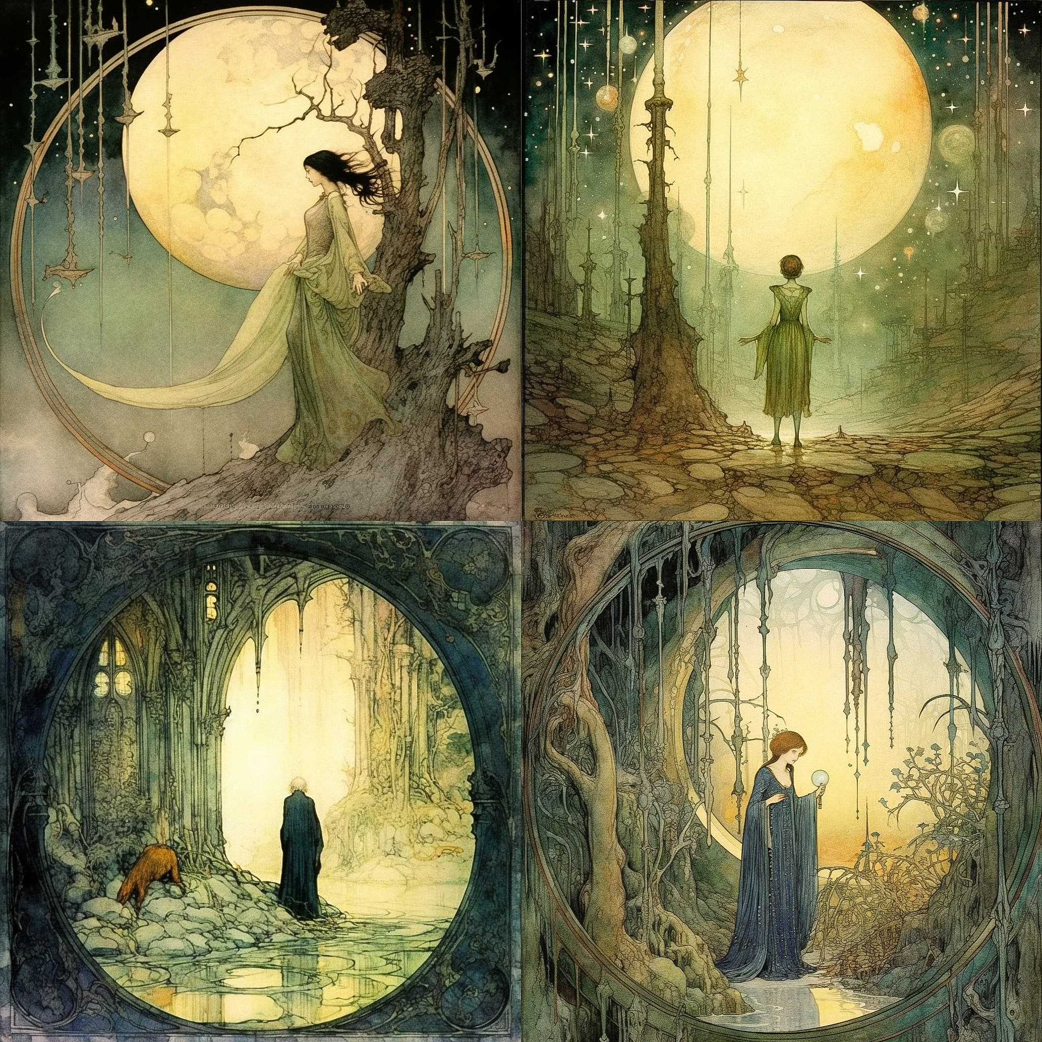 Art Nouveau Fantasy