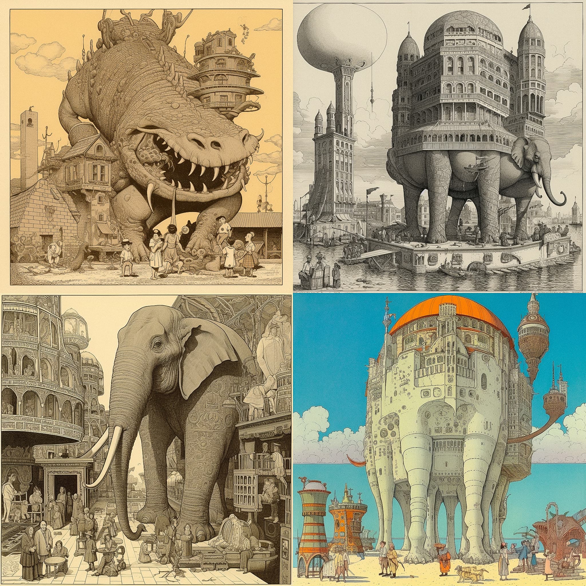 Surreal Architectural Fantasy