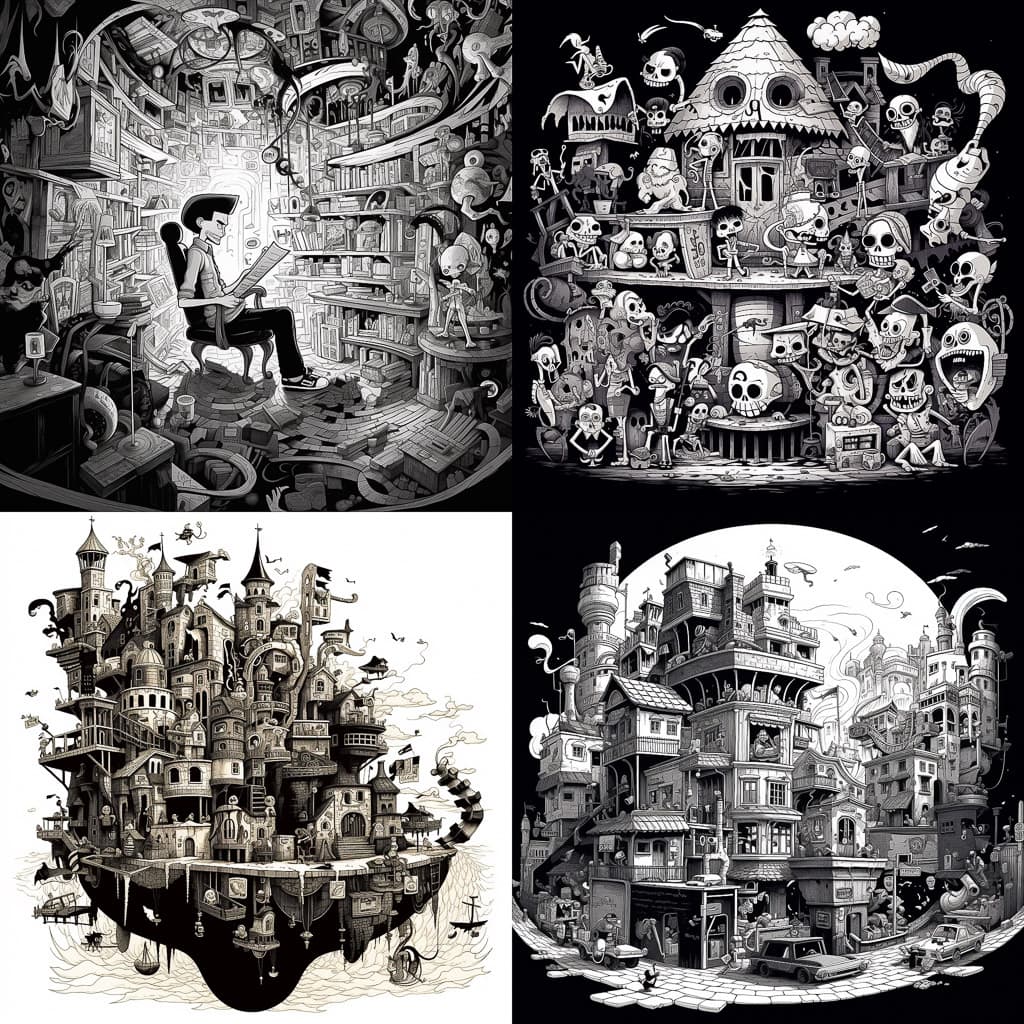 Whimsical Monochrome