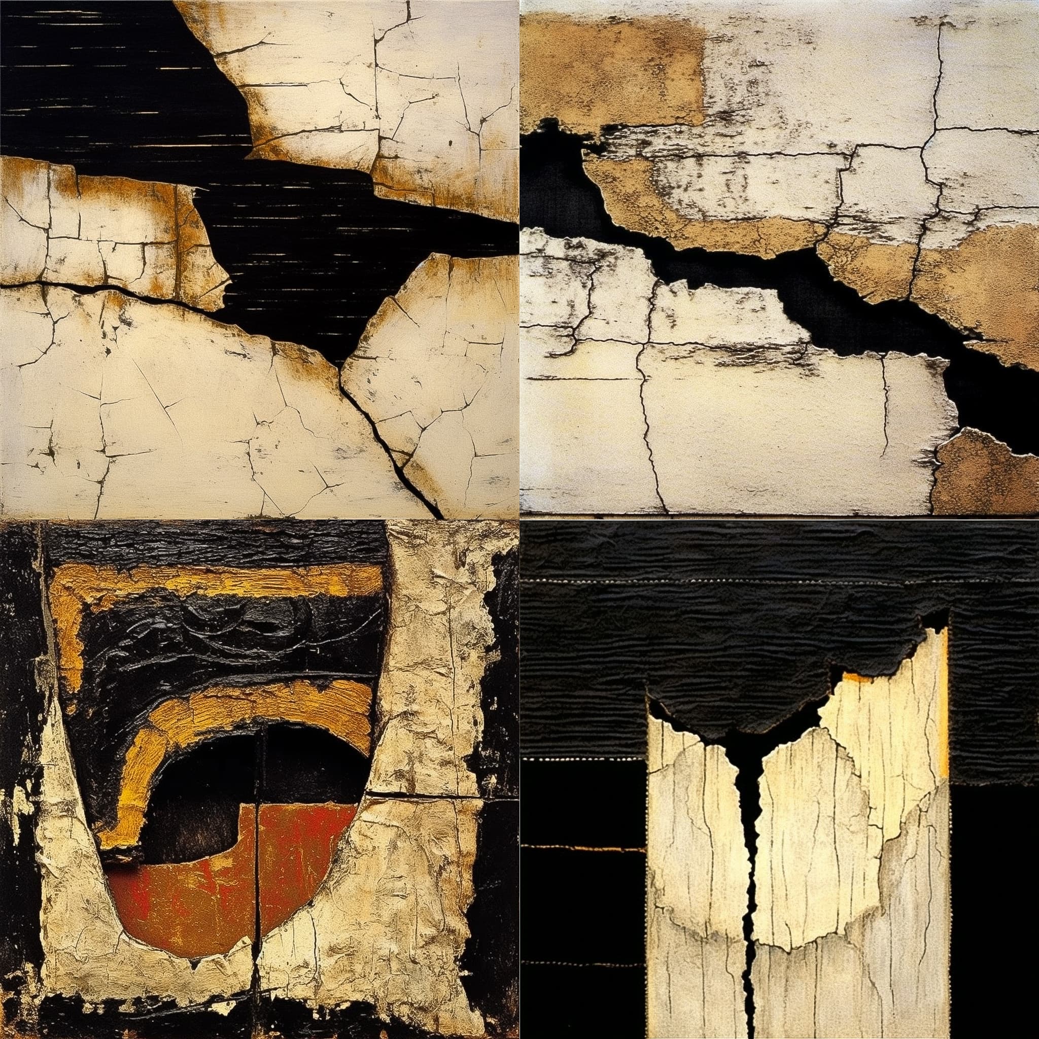 Abstract Texture Collage
