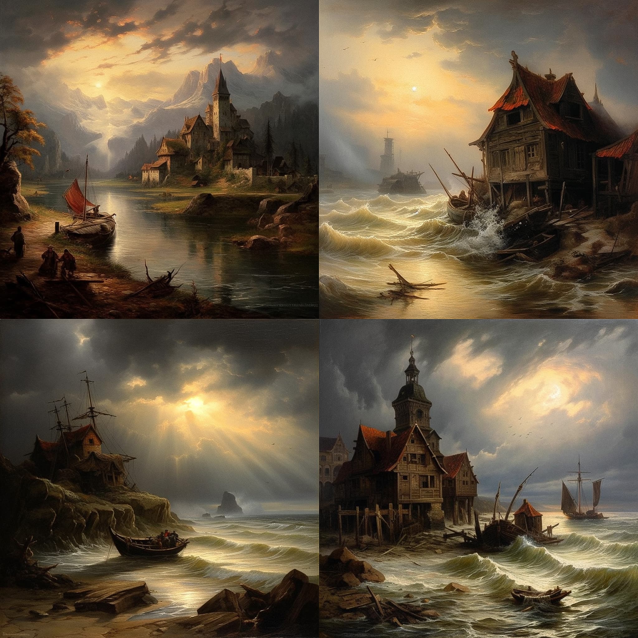 Romantic Seascape