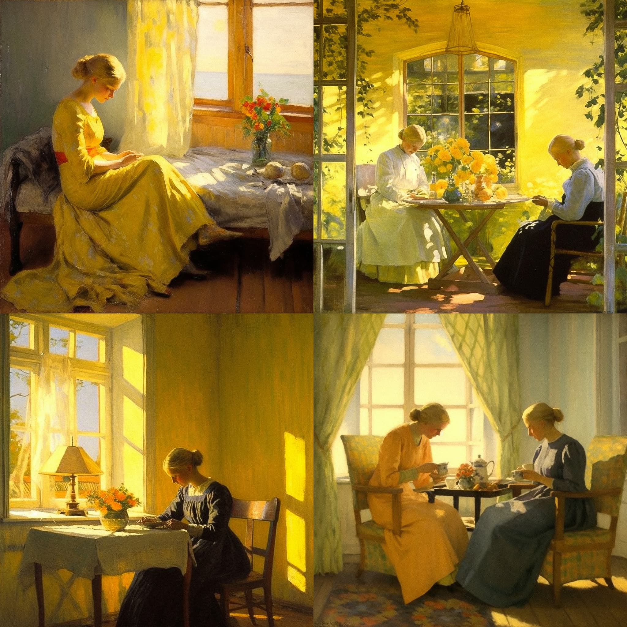 Impressionist Sunlit Interiors