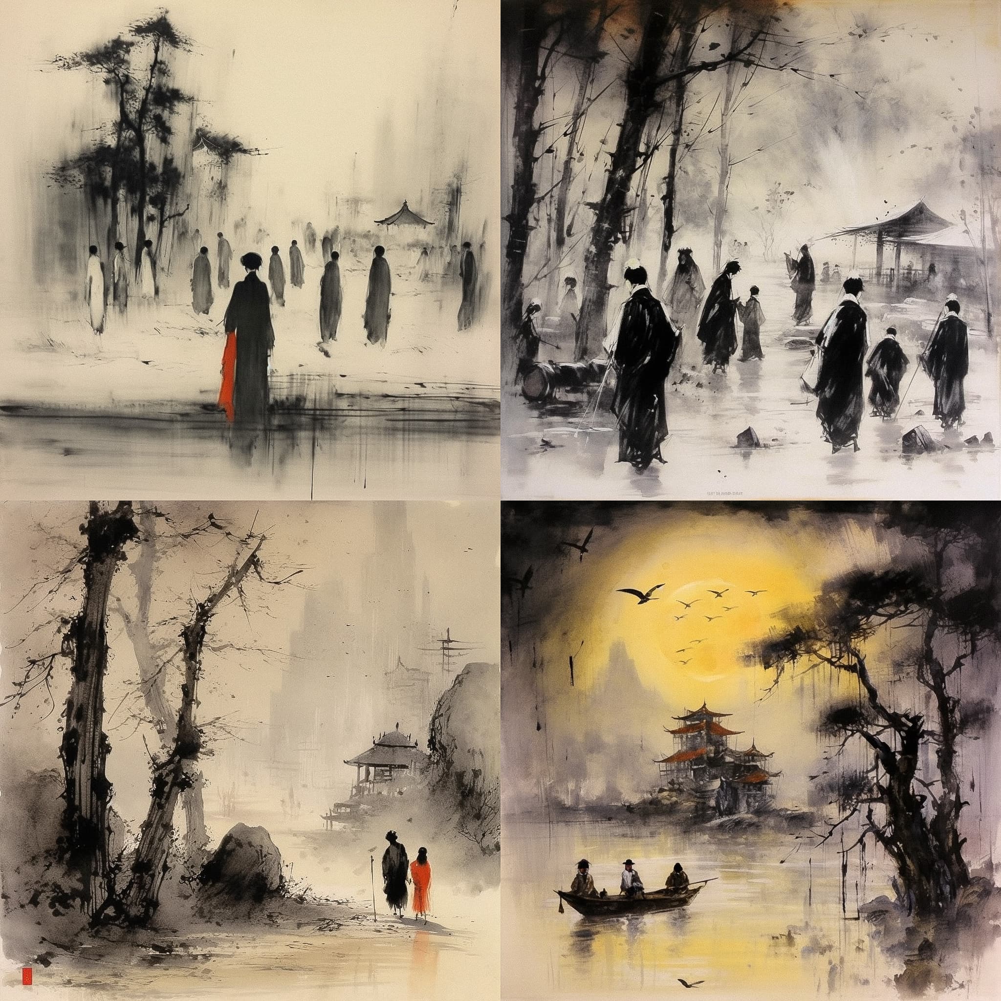 Ink Wash Painting