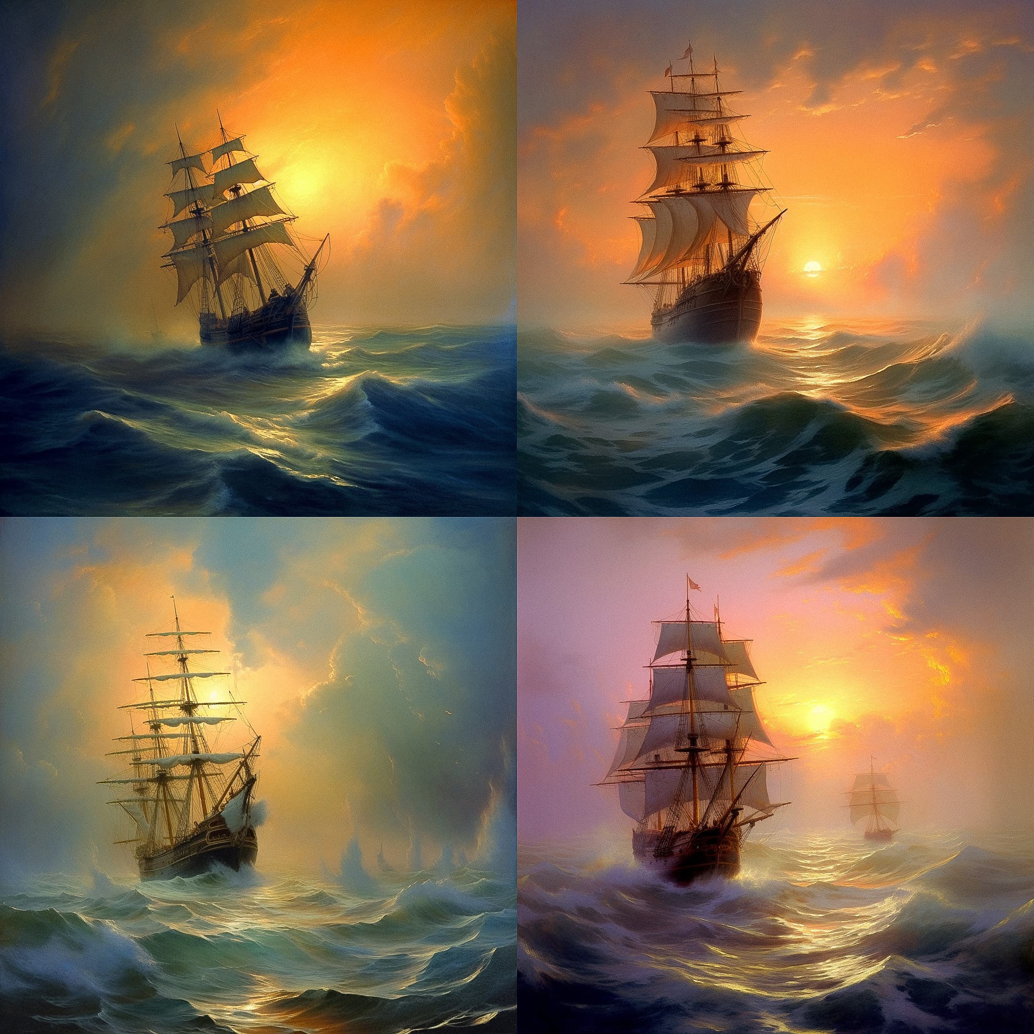 Romantic Seascape