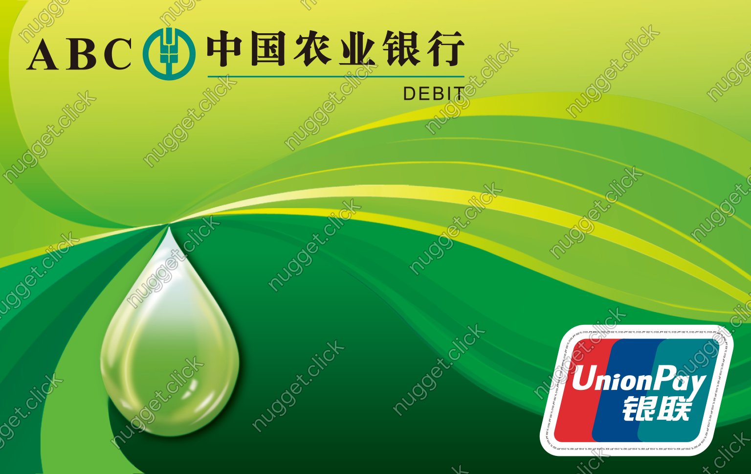 中国农业银行 金穗借记卡普卡