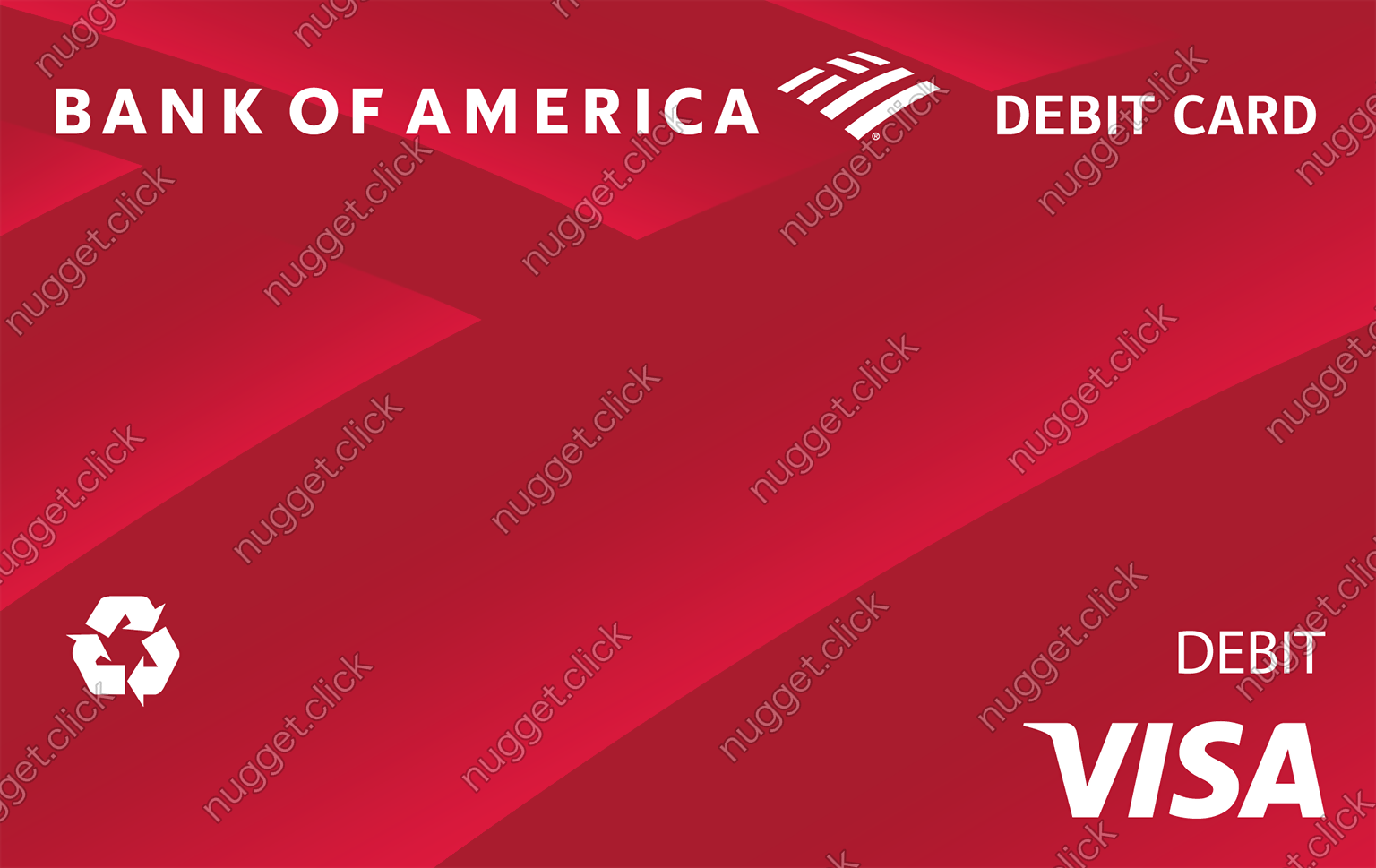 Bank of America Visa Debit Card