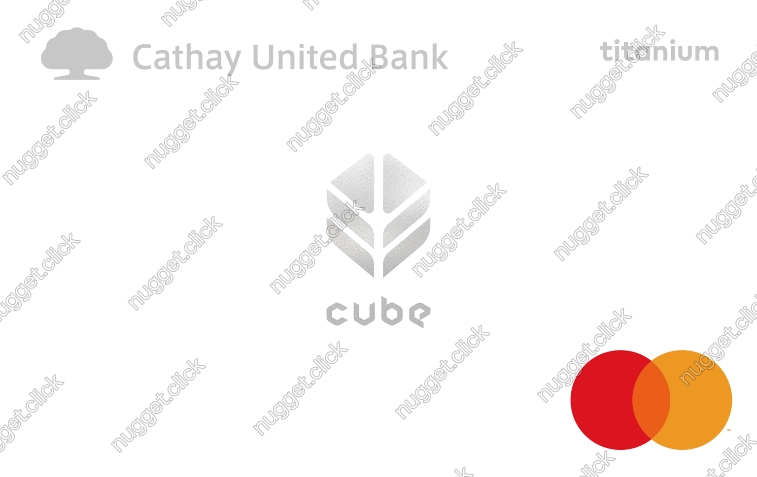 國泰世華銀行 國泰世華Mastercard鈦金CUBE卡
