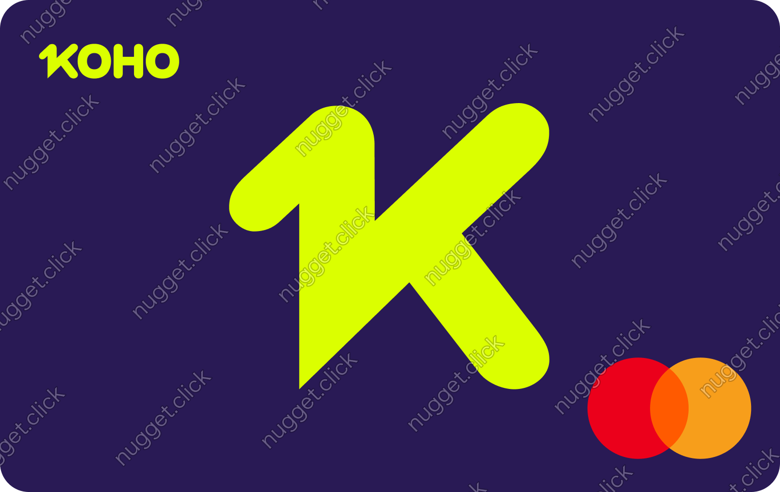 KOHO Prepaid MasterCard