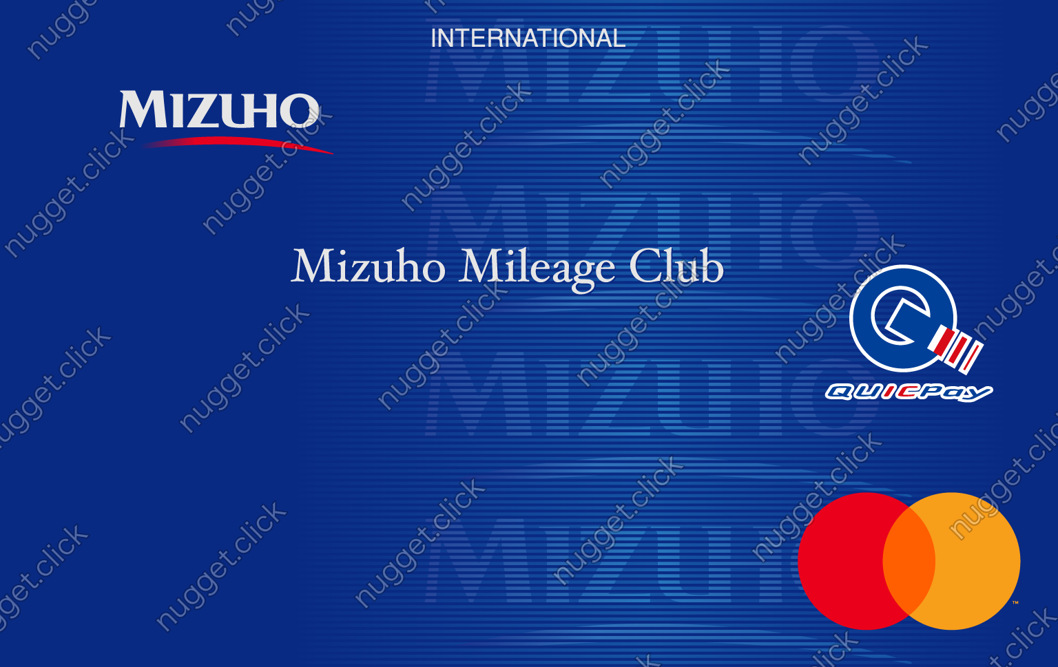 みずほ銀行 みずほマイレージクラブ MasterCard