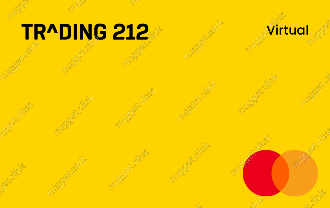 Trading 212 Virtual Card (Yellow)