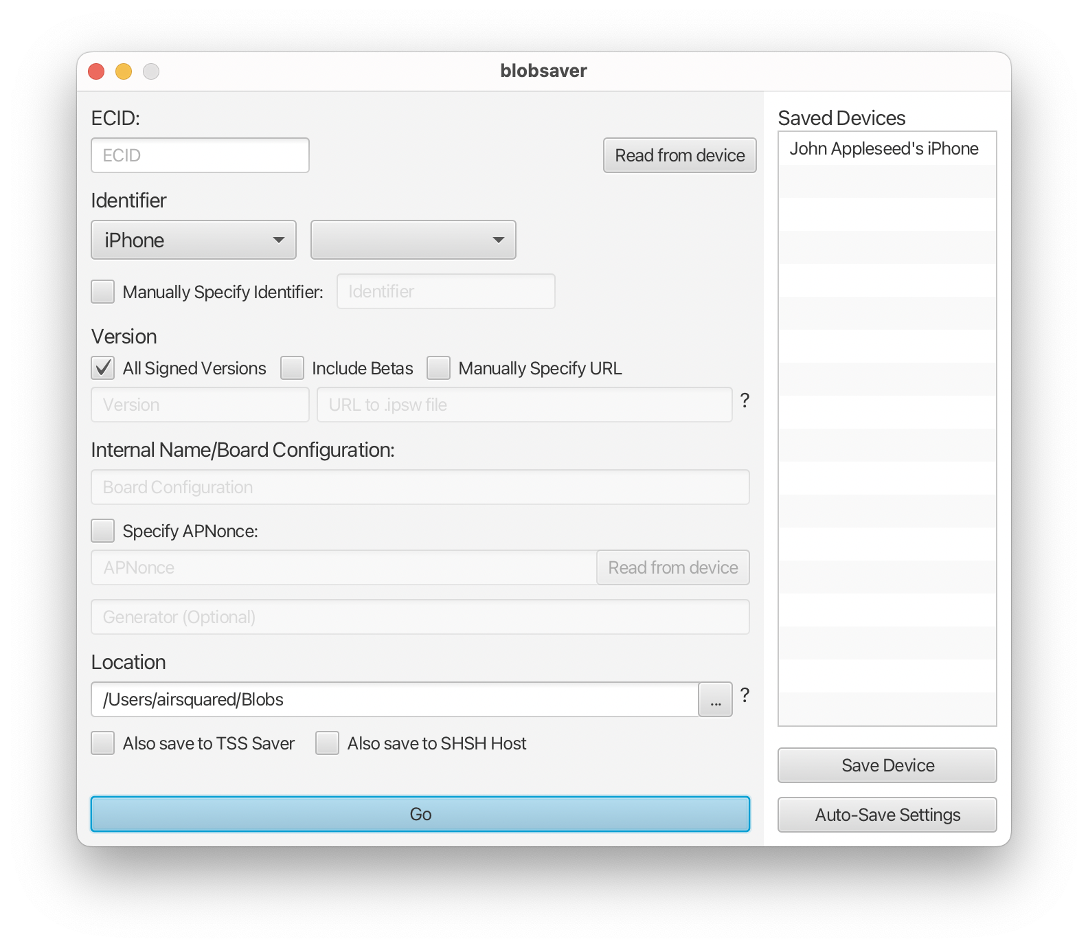 blobsaver screenshot